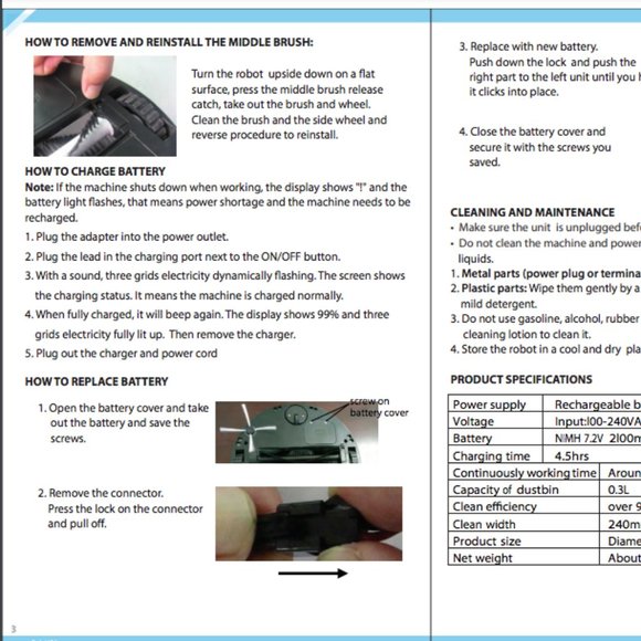 Pyle Pure Clean Smart Robot Vacuum Sweeper Cleaner PUCRC17 - Picture 9 of 10